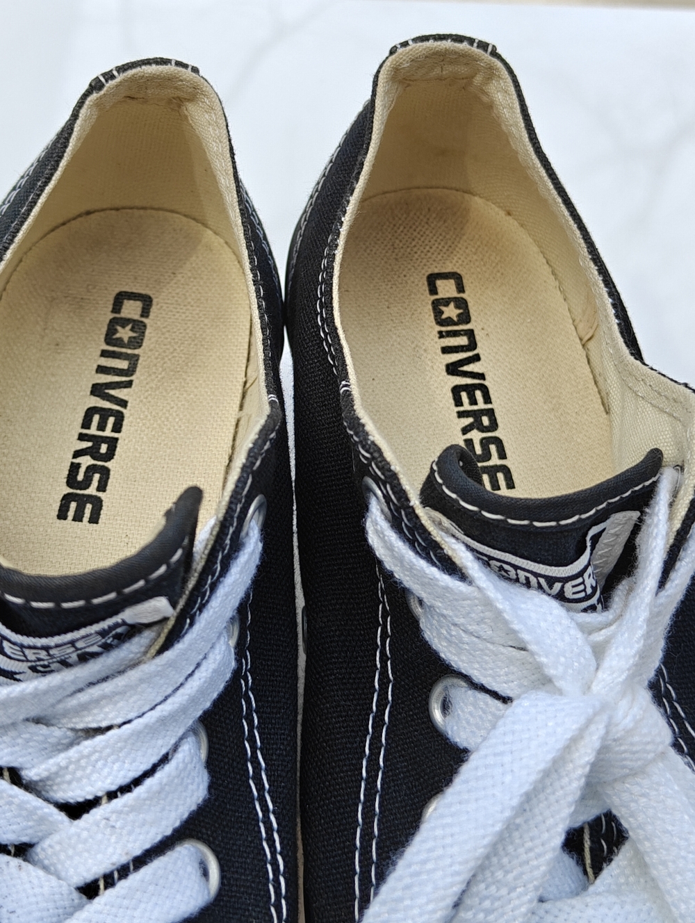 BLACK CONVERSE SNEAKERS - Picture 8 of 11